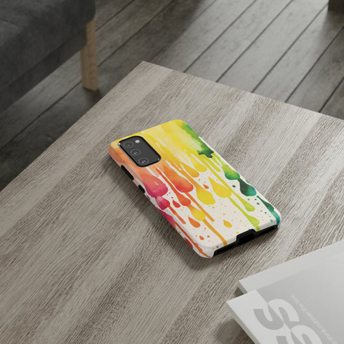 Rainbow Spring Showers - Impact Resistant Phone Case